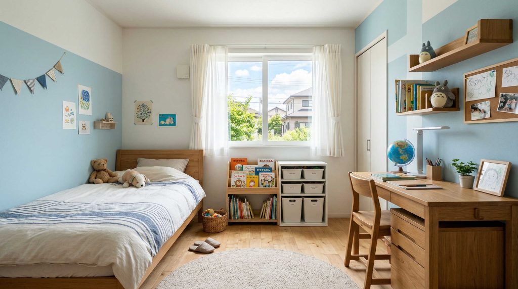 【事例で紹介】子供部屋におすすめの色・柄の組み合わせ