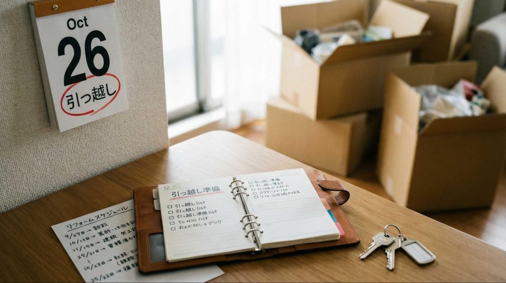 リフォーム完了までの流れと期間